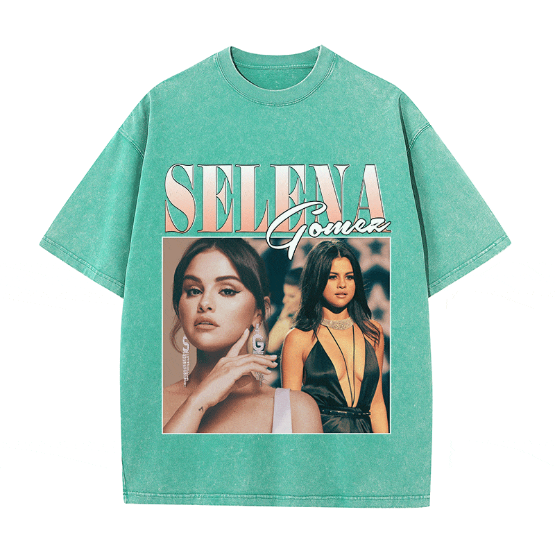 RDMCLOTHINGART tapestry hoodie SELENA HEAVY WEIGHT COTTON TEE-8869