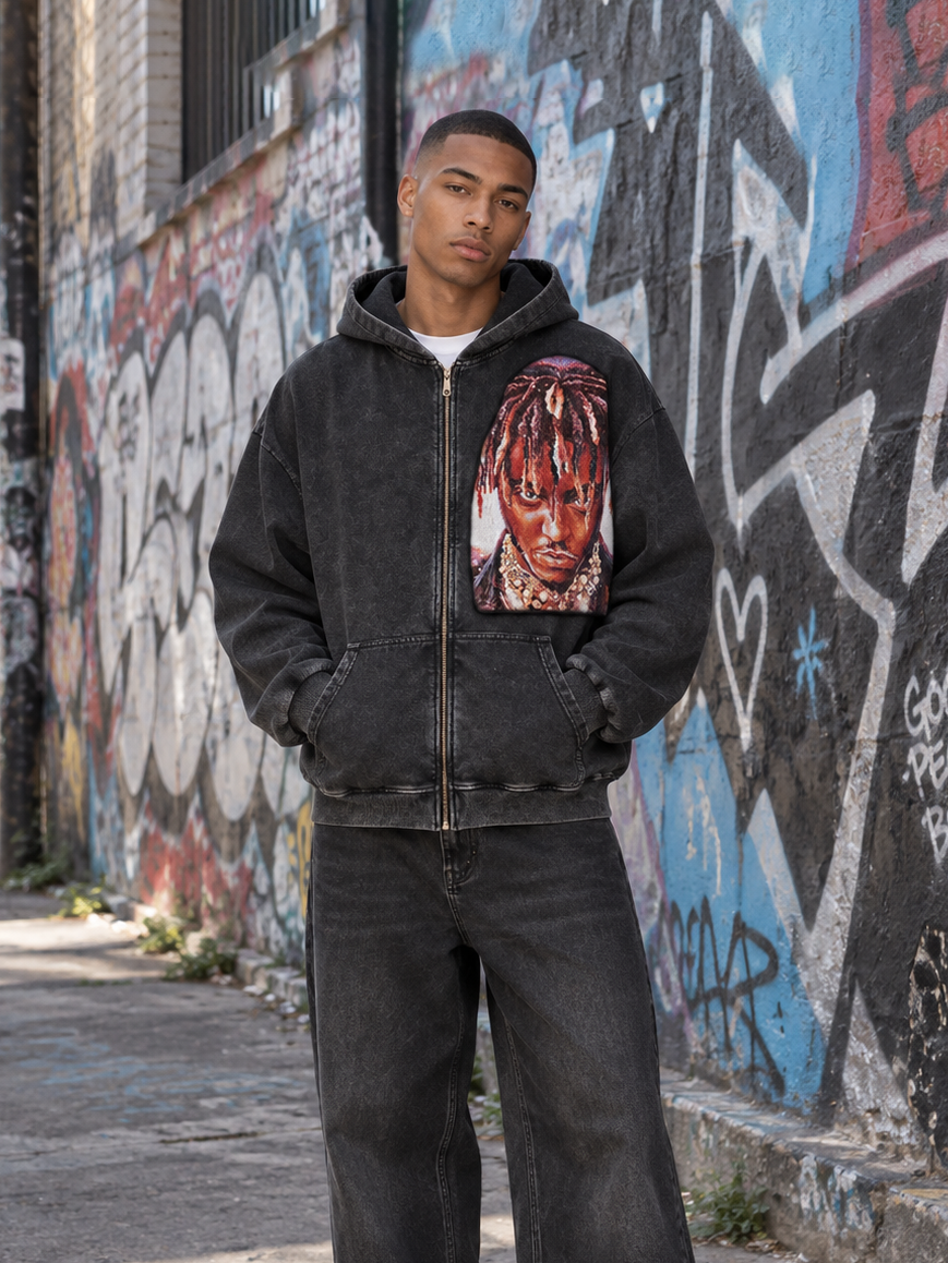 TAPESTRY PATCH HOODIE