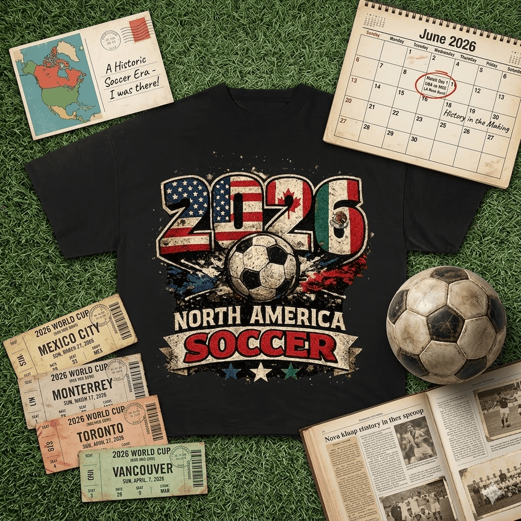 "The Anthem" North America Soccer Vintage Fan Tee-2009