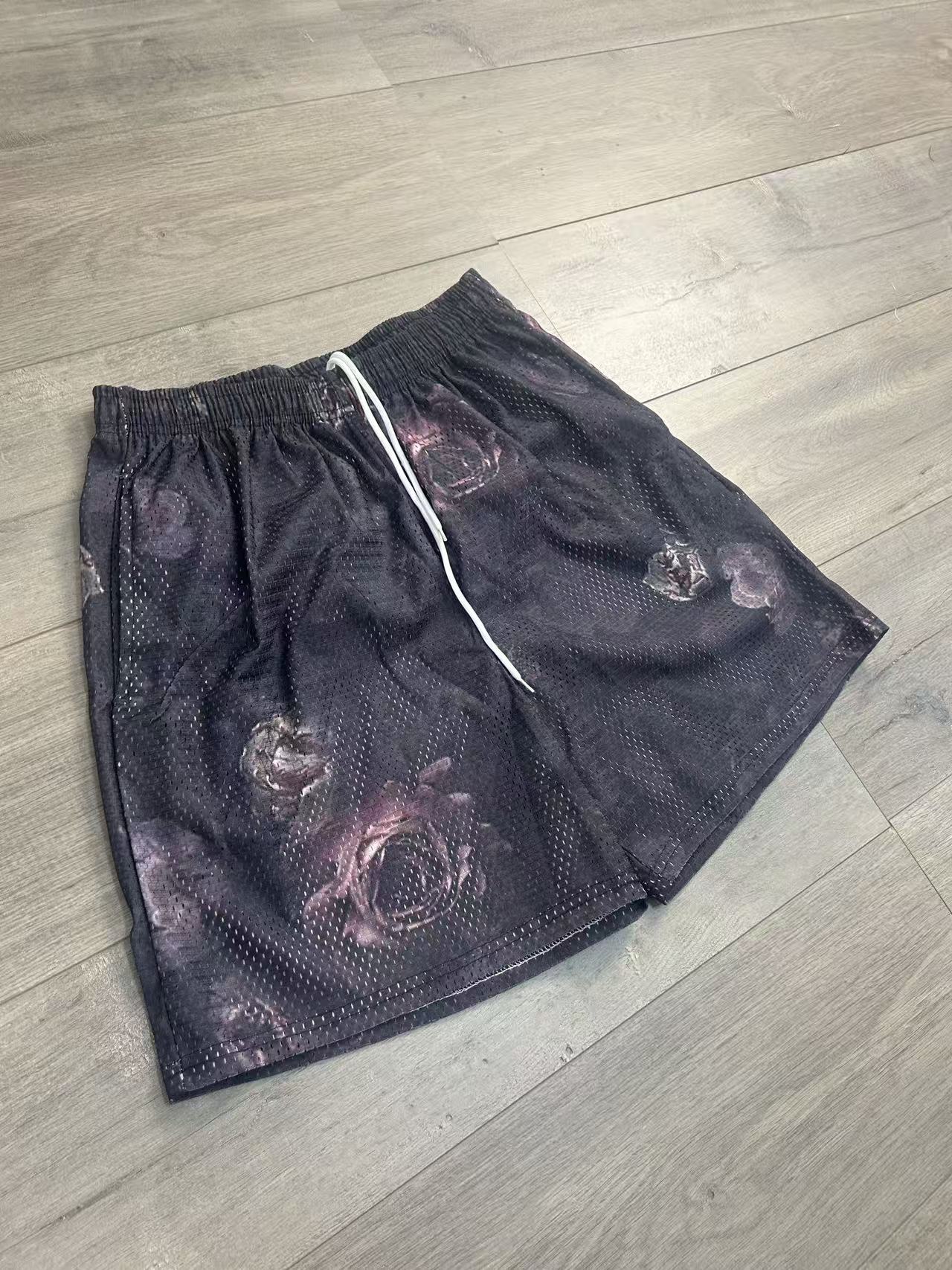 ROSE PRINT SHORTS-8903