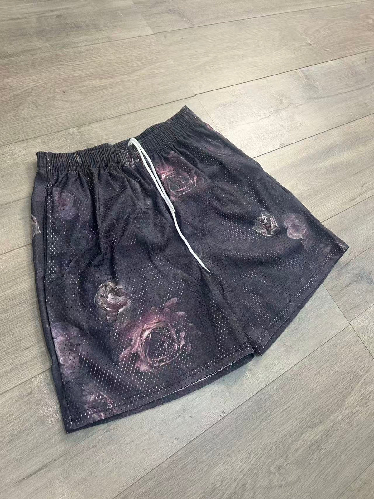 ROSE PRINT SHORTS-8903