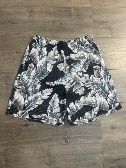 SWAYING PALMS ONYX SHORTS-8916