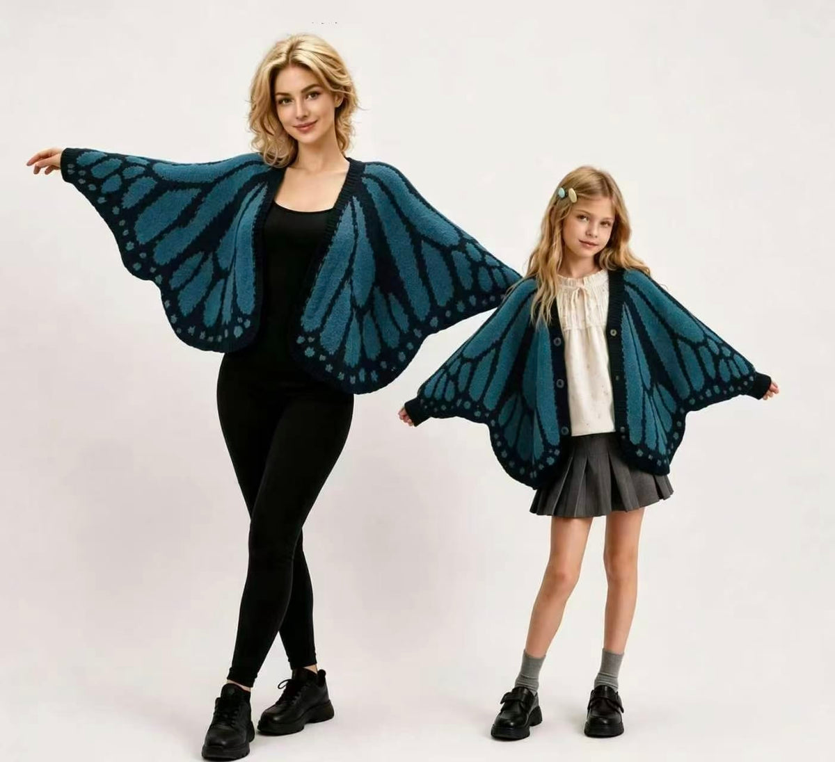 Soft Fashion Shawl Cardigan Stylish Warm Butterfly Wing Sweater Coat