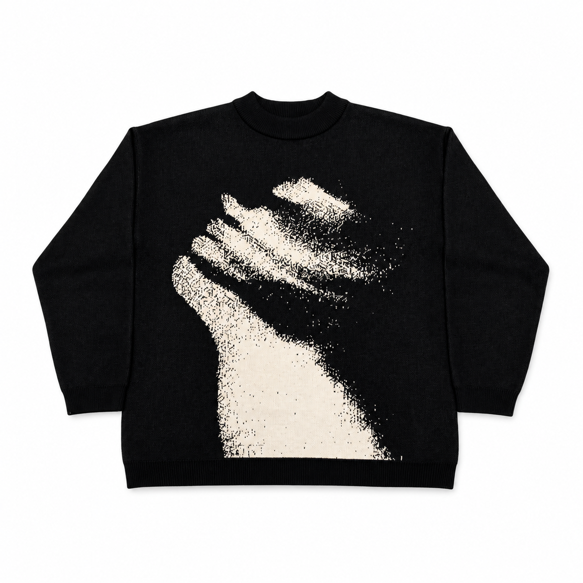 Hidden Emotion Graphic Knit Sweater