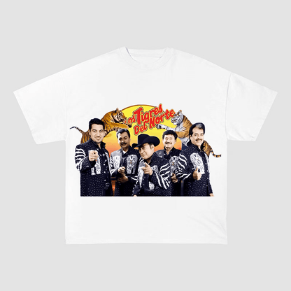 LOS TIGRES DEL NORTE HEAVY COTTON TEES-8306