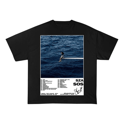 SZA SOS V1 WEIGHT COTTON TEE-5706