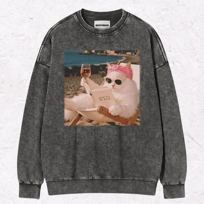 RICH CAT HEAVY WEIGHT COTTON TEE-013