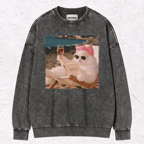RICH CAT HEAVY WEIGHT COTTON TEE-013