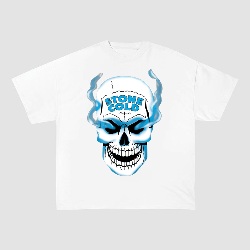 STONE COLD SKULL HEAVY COTTON TEES-8308