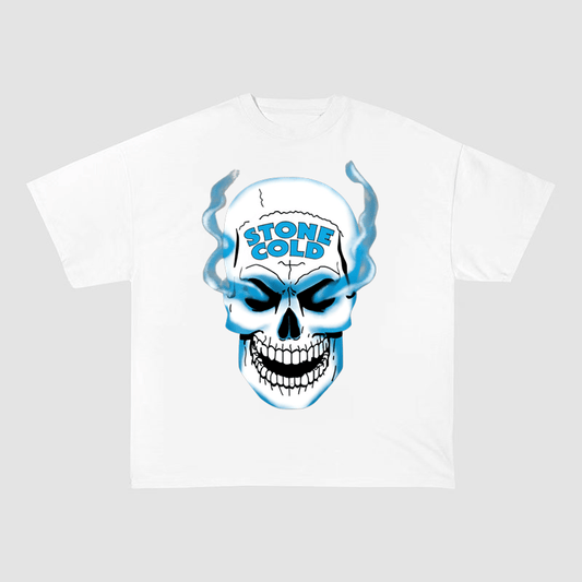 STONE COLD SKULL HEAVY COTTON TEES-8308