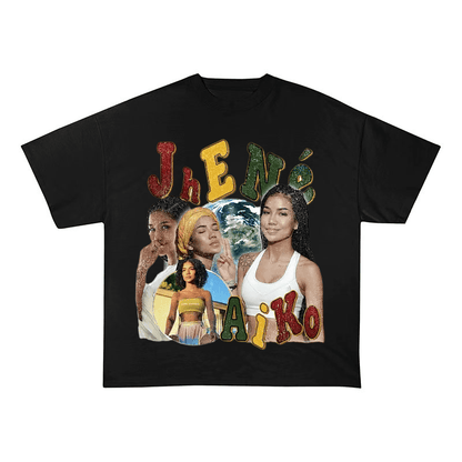 JHENE AIKO WEIGHT COTTON TEE-5708