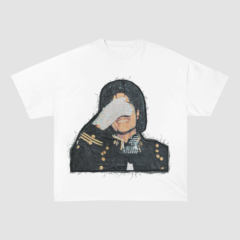 JACKSON V3 SMOOTH CRIMINAL HEAVYWEIGHT PATCH TEE-5138