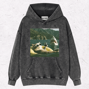 SHARK&CAT HEAVY WEIGHT COTTON TEE-018