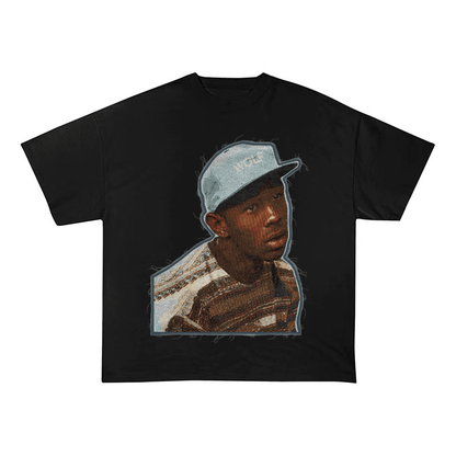 TYLER V3 THE CREATOR WOLF ERA HEAVYWEIGHT PATCH TEE-5139