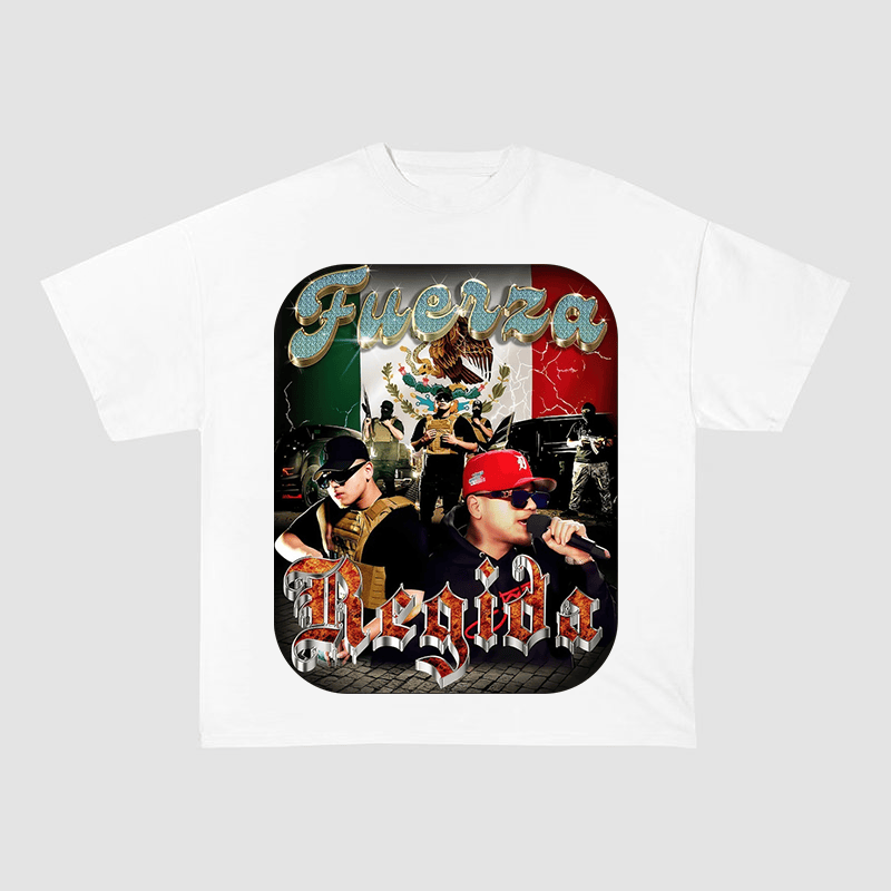 FUERZA REGIDA HEAVY COTTON TEES-8310