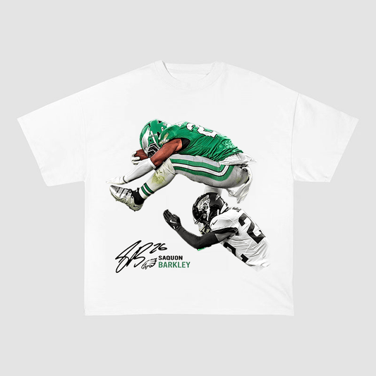 SAQUON REVERSE HURDLE TEE TEE-9200