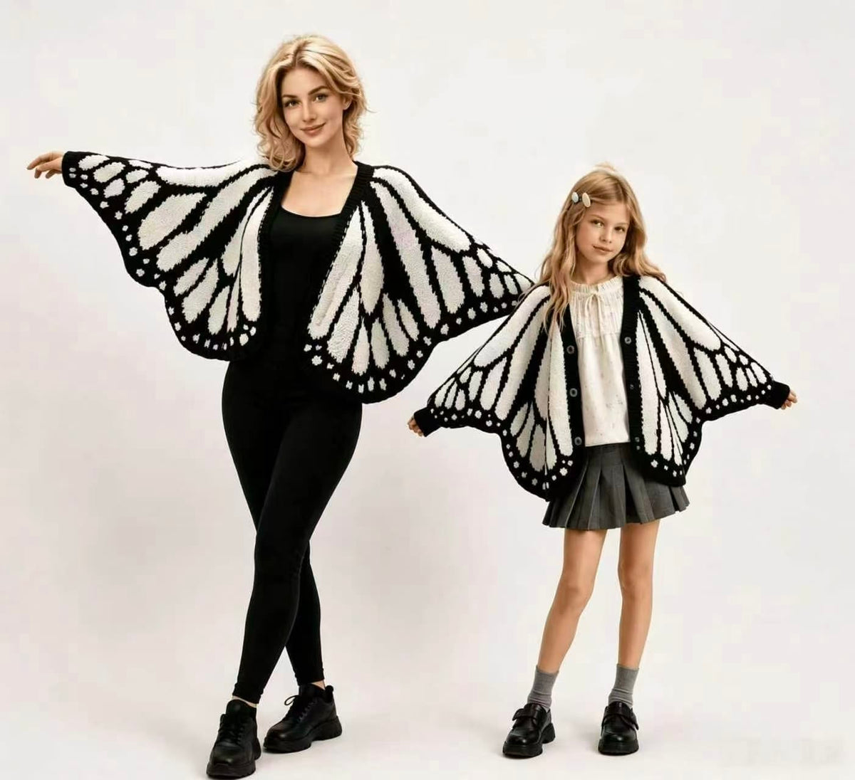 Soft Fashion Shawl Cardigan Stylish Warm Butterfly Wing Sweater Coat
