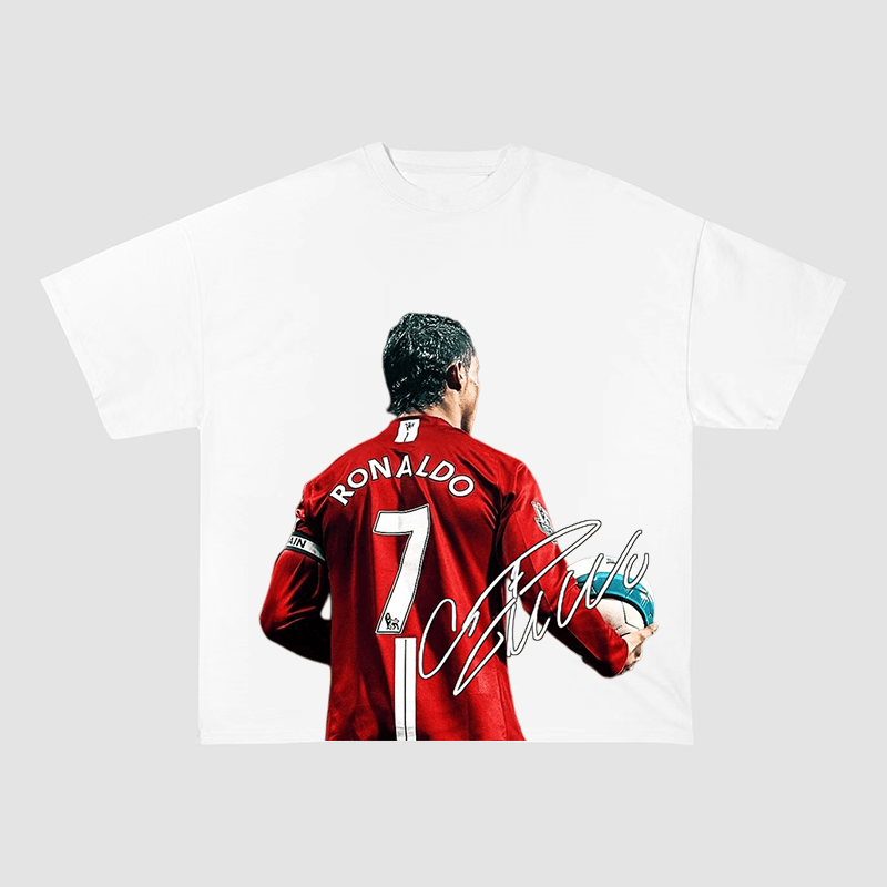 Cristiano Ronaldo Manchester Back Ball Control Tee-2002