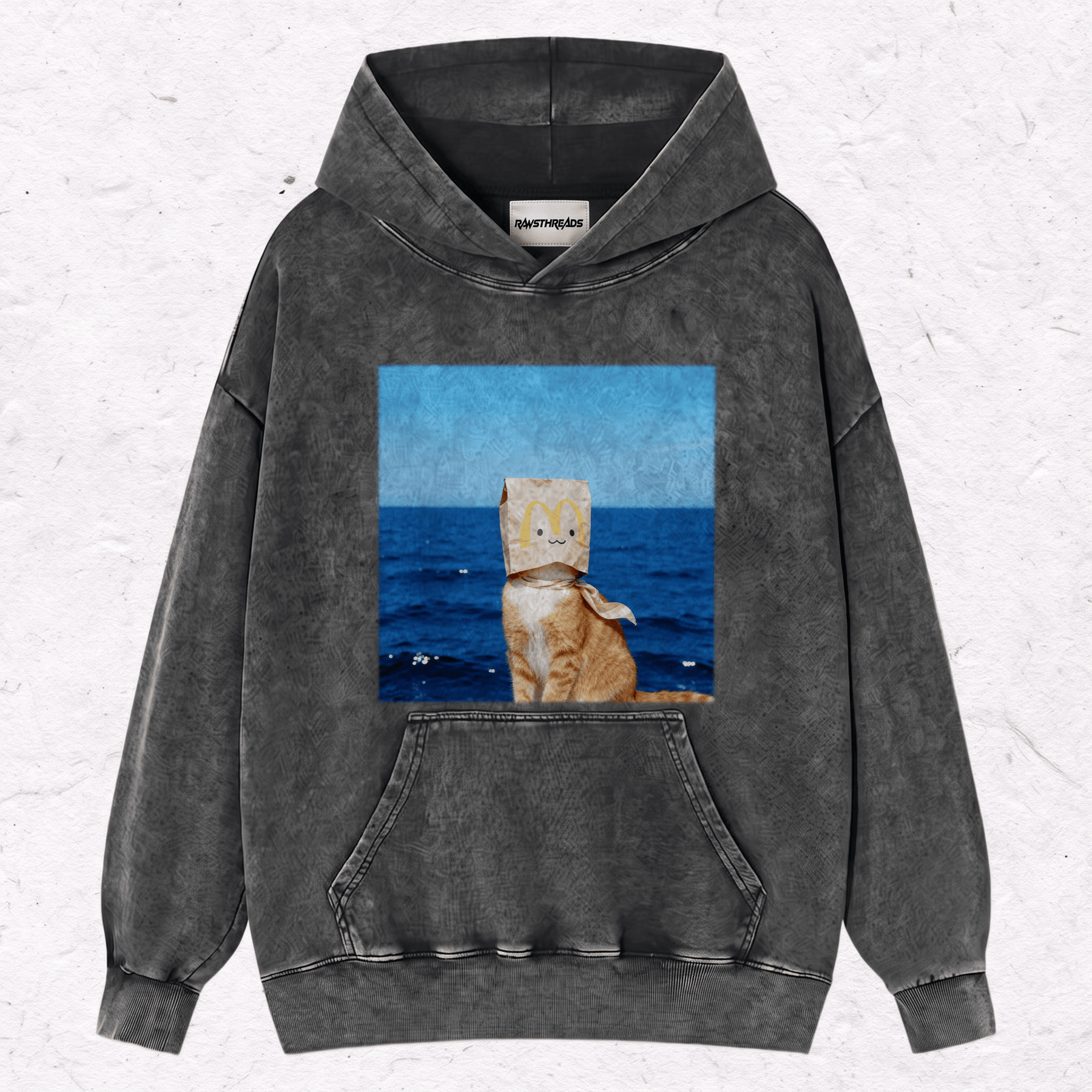 WACKY CAT HEAVY WEIGHT COTTON TEE-020