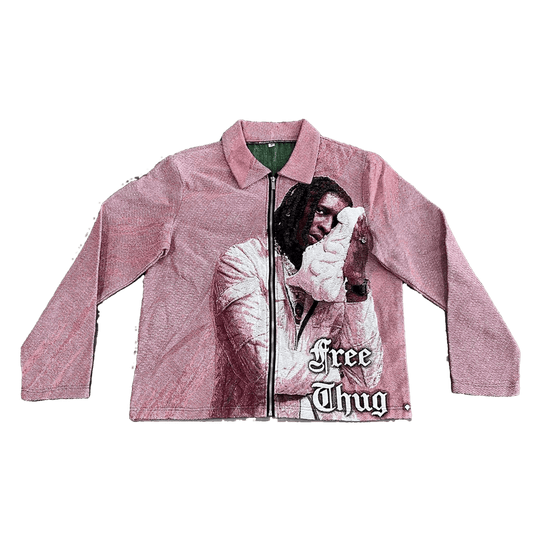 PINK YSL TAPESTRY JACKET