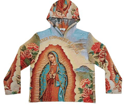 VIRGENCITA TAPESTRY HOODIE