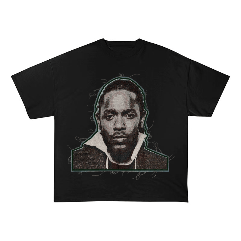 KENDRICK LAMAR GOOD KID HEAVYWEIGHT PATCH TEE-51312