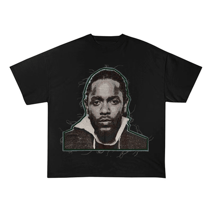 KENDRICK LAMAR GOOD KID HEAVYWEIGHT PATCH TEE-51312