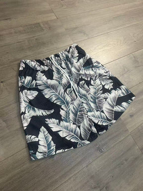 SWAYING PALMS ONYX SHORTS-8916