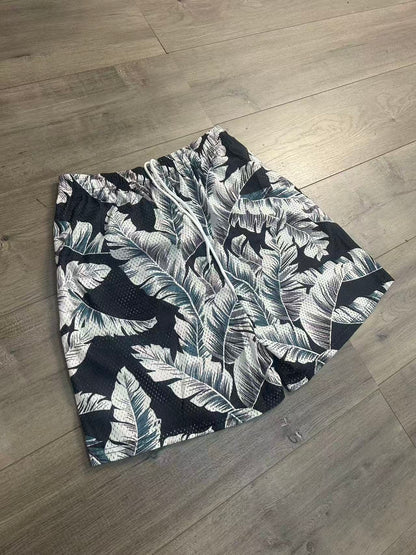 SWAYING PALMS ONYX SHORTS-8916