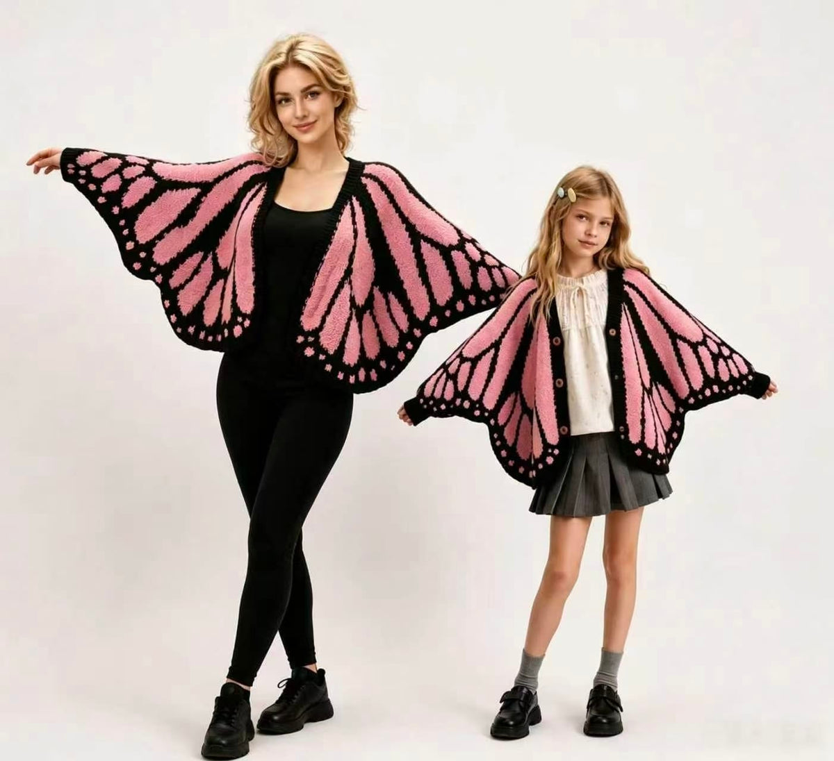 Soft Fashion Shawl Cardigan Stylish Warm Butterfly Wing Sweater Coat