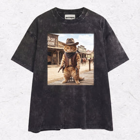 WESTERN CAT HEAVY WEIGHT COTTON TEE-003