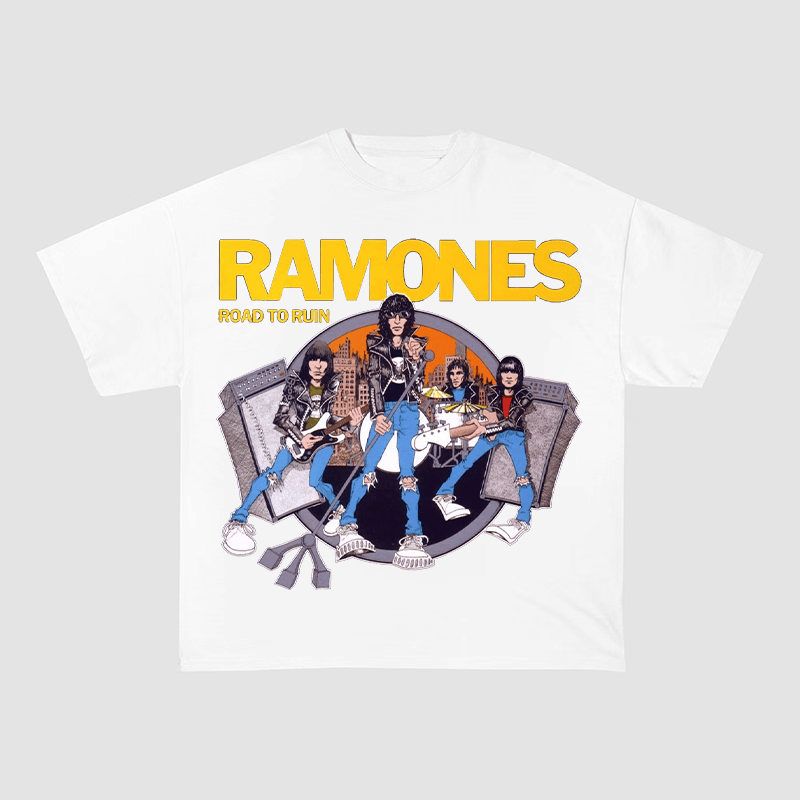 RAMONES ROAD TO RUIN TEE-57061
