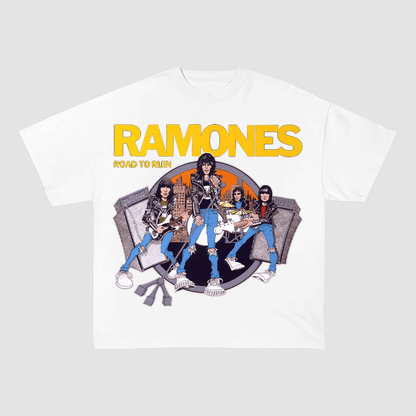 RAMONES ROAD TO RUIN TEE-57061
