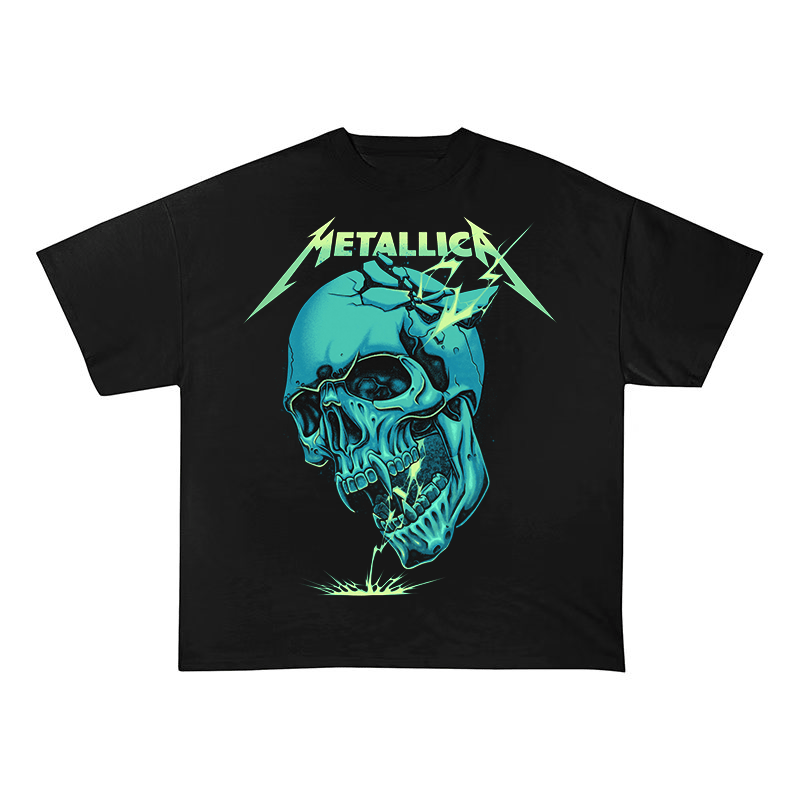 METALLICA - GREEN SKULL TEE-57062