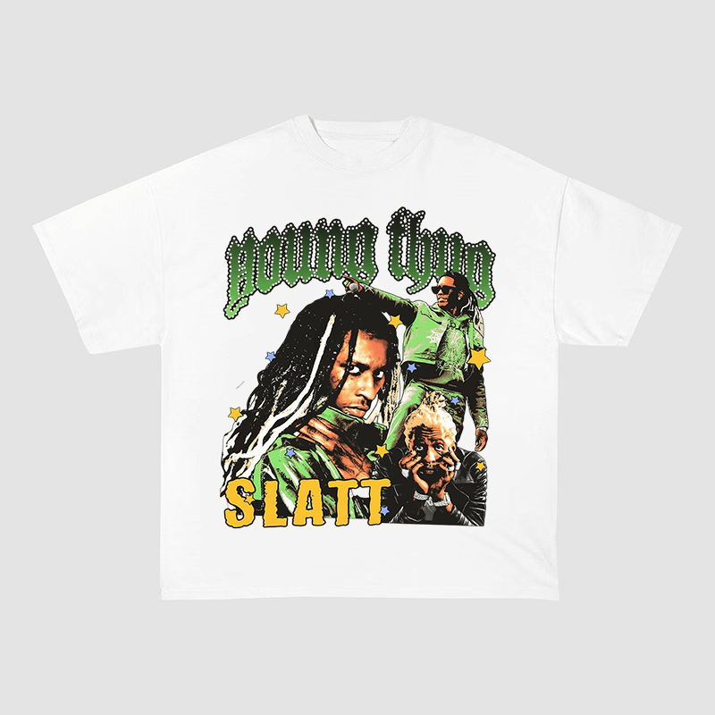 YOUNG THUG SLATT WEIGHT COTTON TEE-5702