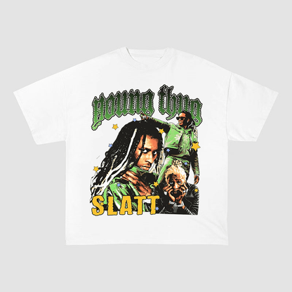 YOUNG THUG SLATT WEIGHT COTTON TEE-5702
