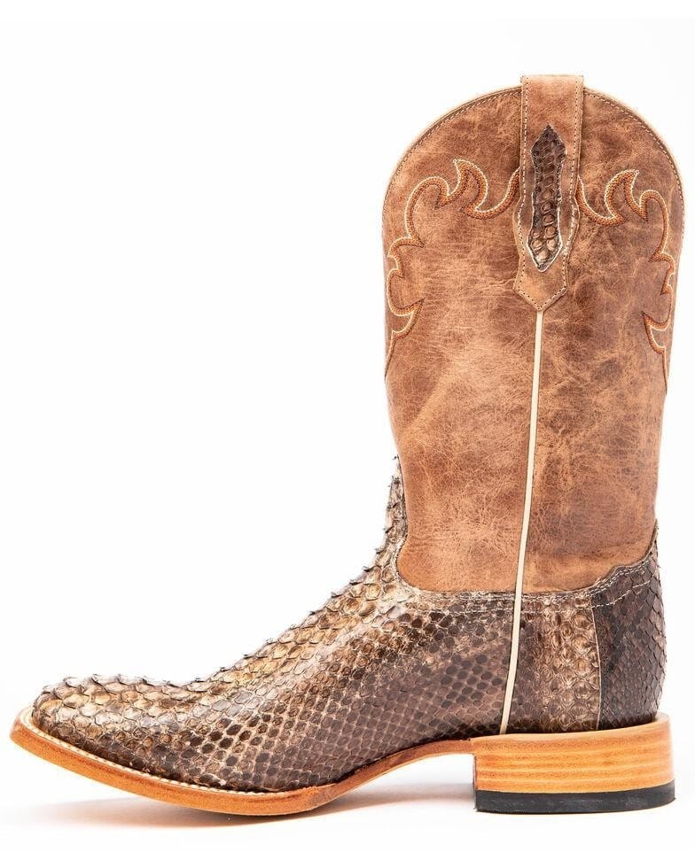 Men's Exotic Python Western Boots-60052