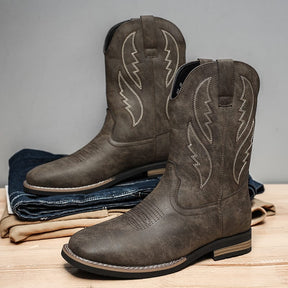 Ariat Men's Hybrid VentTEK Distressed Western Performance Boots-6005