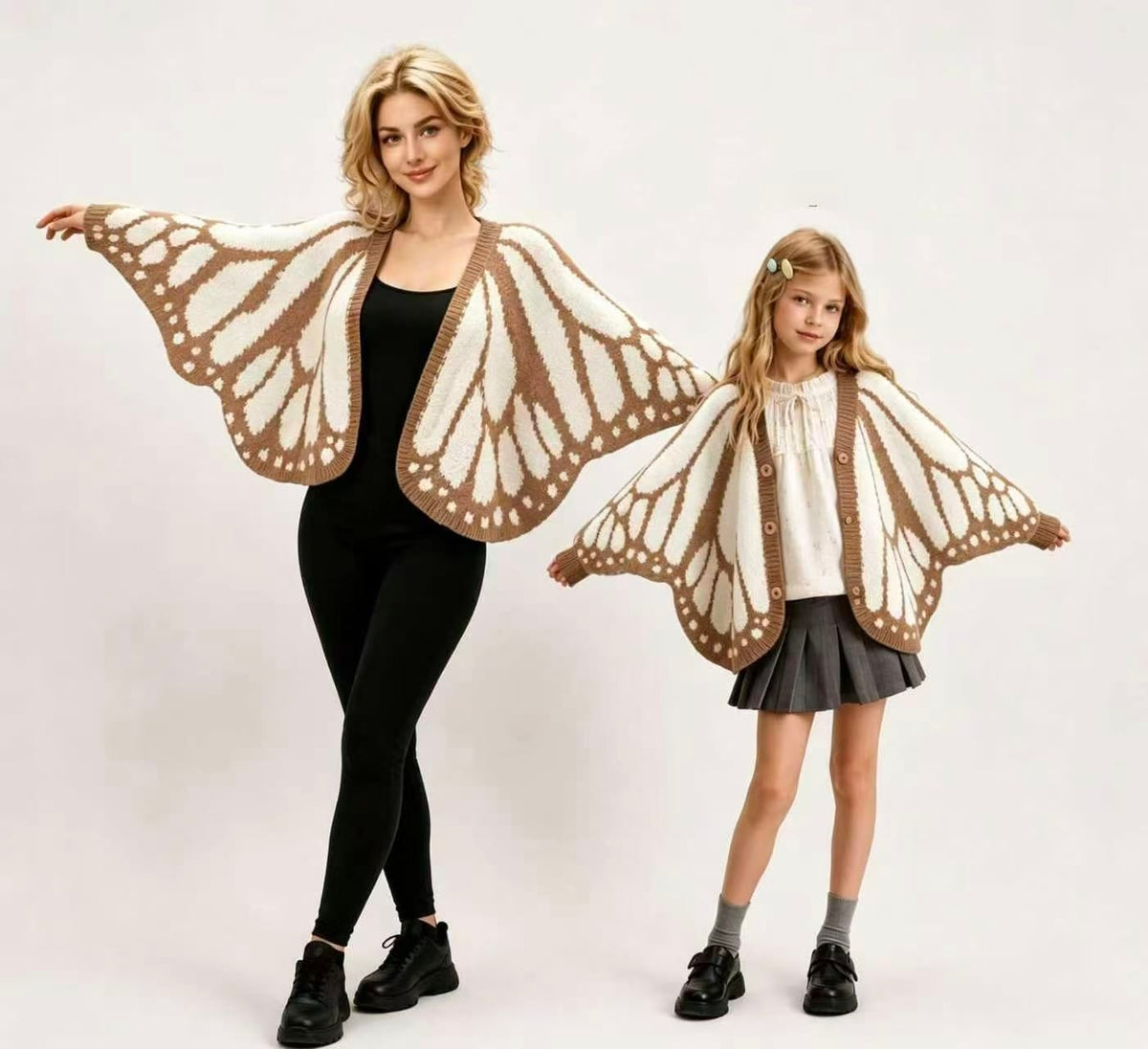 Soft Fashion Shawl Cardigan Stylish Warm Butterfly Wing Sweater Coat