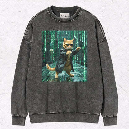 HACKER CAT HEAVY WEIGHT COTTON TEE-004