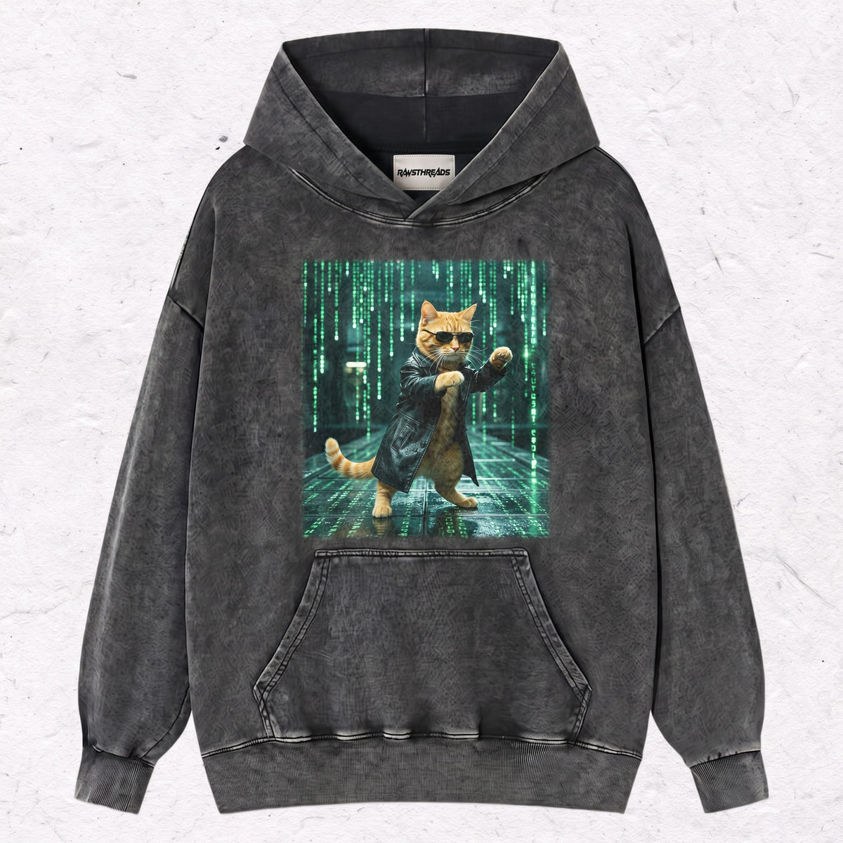 HACKER CAT HEAVY WEIGHT COTTON TEE-004