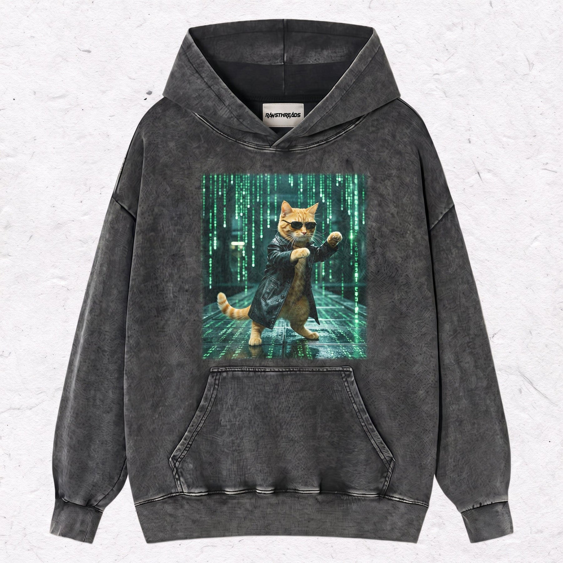 HACKER CAT HEAVY WEIGHT COTTON TEE-004
