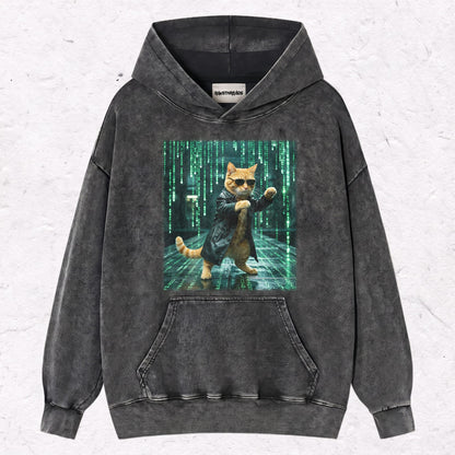 HACKER CAT HEAVY WEIGHT COTTON TEE-004