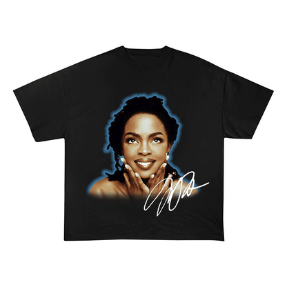 LAURYN HILL SIGNATURE PRINT HEAVYWEIGHT COTTON TEE-57021