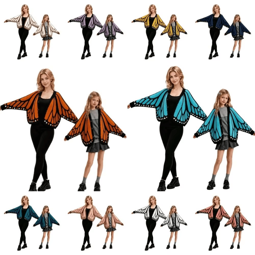Soft Fashion Shawl Cardigan Stylish Warm Butterfly Wing Sweater Coat