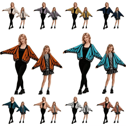 Soft Fashion Shawl Cardigan Stylish Warm Butterfly Wing Sweater Coat