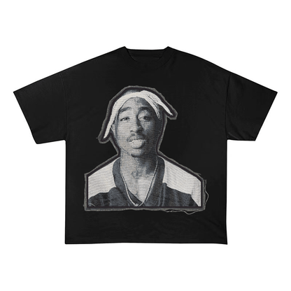 2PAC TUPAC SHAKUR BANDANA HEAVYWEIGHT PATCH TEE-51321