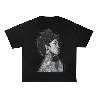 LAURYN HILL FUGEES ERA HEAVYWEIGHT PATCH TEE-51323