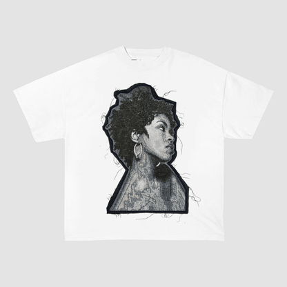LAURYN HILL FUGEES ERA HEAVYWEIGHT PATCH TEE-51323