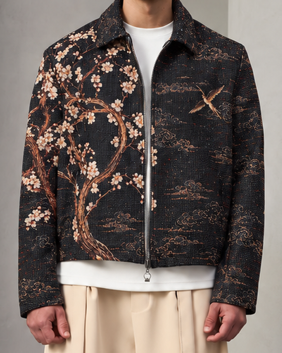 PLUM BLOSSOM TAPESTRY JACKET